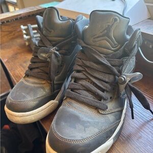 Jordan Black and Gray Sneakers